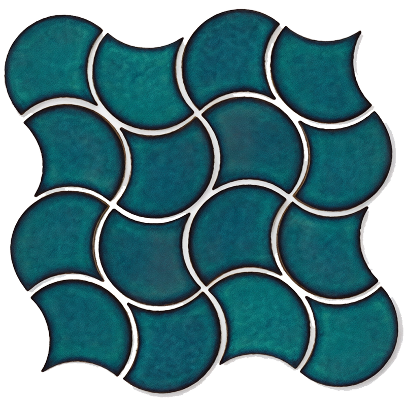Fish Scale Waves Collection (83x94) & Sheet Size (272x272)