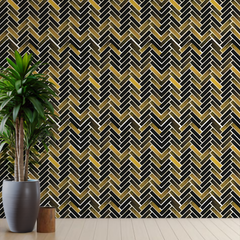 Black & Metallic Gold