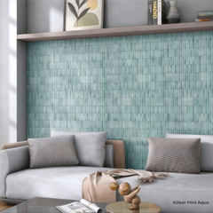 Kitkat Mint Aqua | Decor Tile