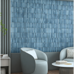 Kitkat Ink Blue | Decor Tile